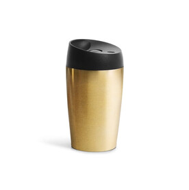 Sagaform Loke Reisebecher 240ml - Gold bedrucken, Art.-Nr. LT52100-N0006