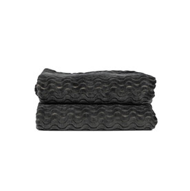 Sagaform Agnes Fleece Plaid 130x170 cm - Dunkelgrau bedrucken, Art.-Nr. LT52123-N0060