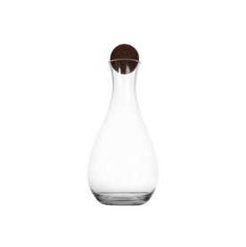 Sagaform Nature Weinkaraffe mit Korkstopfen 2 liter - Transparent bedrucken, Art.-Nr. LT52200-N0004