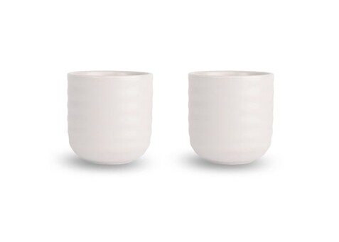 Sagaform Ellen Becher 2 Stück 180ml - Weiss bedrucken, Art.-Nr. LT52218-N0001