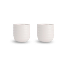 Sagaform Ellen Becher 2 Stück 180ml - Weiss bedrucken, Art.-Nr. LT52218-N0001