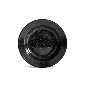 Sagaform Doris Emaille-Teller - Schwarz bedrucken, Art.-Nr. LT52230-N0002