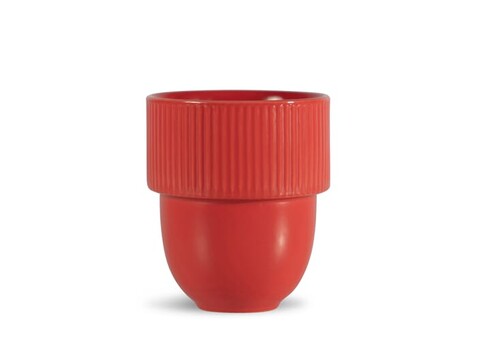 Sagaform Inka Tasse 270ml - Rot bedrucken, Art.-Nr. LT52236-N0021