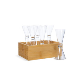 Sagaform 6-teiliges Schnapsglas-Set - Transparent bedrucken, Art.-Nr. LT52237-N0004