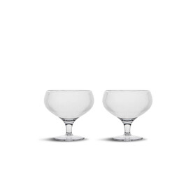 Billi Coupé-Glas 300 ml 2er-Set - Transparent bedrucken, Art.-Nr. LT52245-N0004