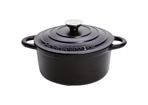 Orrefors Jernverk Emaillierte Eisenpfanne 2.8L - Schwarz bedrucken, Art.-Nr. LT54009-N0002