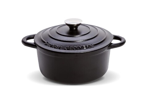 Orrefors Jernverk Große emaillierte Kasserolle 5L - Schwarz bedrucken, Art.-Nr. LT54011-N0002
