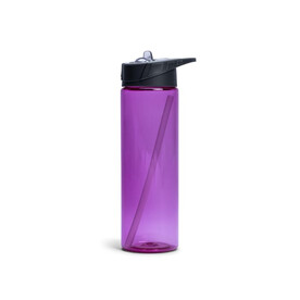 Lord Nelson Wasserflasche mit Strohhalm 700ml - Rosa bedrucken, Art.-Nr. LT54306-N0076