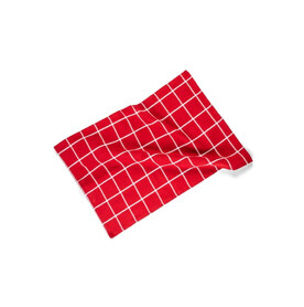 Recyceltes Küchenhandtuch - Weiss / Rot bedrucken, Art.-Nr. LT54506-N0121 Recyceltes Küchenhandtuch - Weiss / Rot bedrucken, Art.-Nr. LT54506-N0121