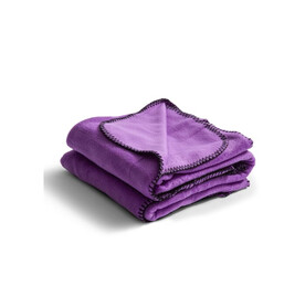 Nightingale Fleecepläd 130x170 cm - Lila bedrucken, Art.-Nr. LT54900-N0071