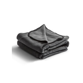 Nightingale Fleecepläd 130x170 cm - Grau bedrucken, Art.-Nr. LT54900-N0061