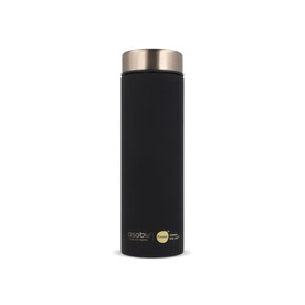 Asobu Le Baton Reiseflasche mit Puramic 500ml - Schwarz bedrucken, Art.-Nr. LT55501-N0002