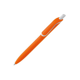 Kugelschreiber Click-Shadow Soft-Touch Hergestellt in Deutschland - Orange bedrucken, Art.-Nr. LT80120-N0026