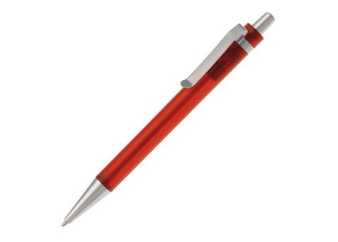 Kugelschreiber Antartica - Ecru / Rot bedrucken, Art.-Nr. LT80435-N5421