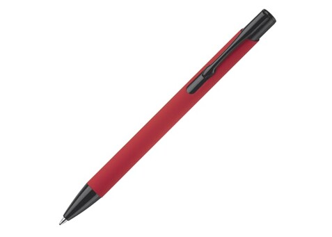 Kugelschreiber Alicante Softtouch - Rot / Schwarz bedrucken, Art.-Nr. LT80537-N2102
