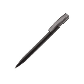 Kugelschreiber Nash Soft-Touch - Schwarz bedrucken, Art.-Nr. LT80818-N0002