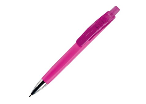 Kugelschreiber Riva Soft-Touch - Rosa bedrucken, Art.-Nr. LT80836-N0076