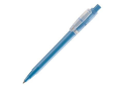 Kugelschreiber Baron &#039;03 Ice Frosty - Gefrostet Blau bedrucken, Art.-Nr. LT80902-N5411