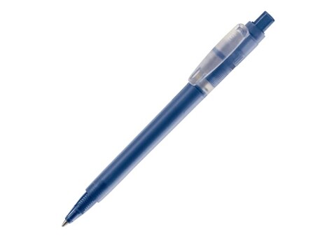 Kugelschreiber Baron &#039;03 Ice Frosty - Gefrostet Dunkelblau bedrucken, Art.-Nr. LT80902-N5410