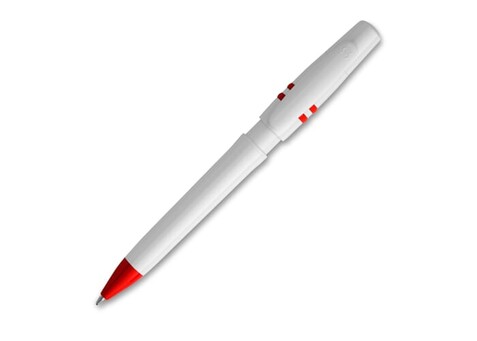Kugelschreiber Nora hardcolour - Weiss / Rot bedrucken, Art.-Nr. LT80904-N0121 Kugelschreiber Nora hardcolour - Weiss / Rot bedrucken, Art.-Nr. LT80904-N0121