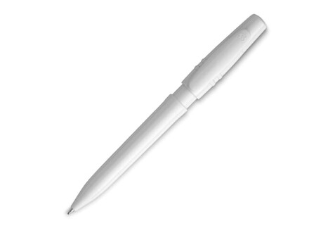 Kugelschreiber Nora hardcolour - Weiss / Weiss bedrucken, Art.-Nr. LT80904-N0101