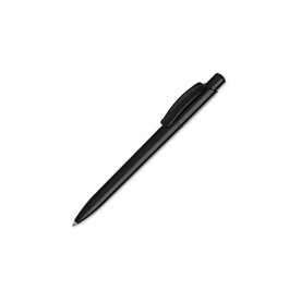 Kugelschreiber Kamal Total hardcolour - Schwarz bedrucken, Art.-Nr. LT80916-N0002