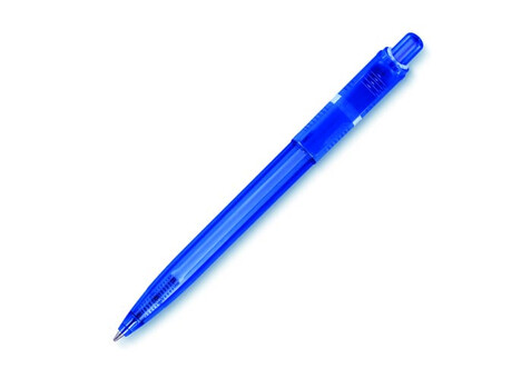 Kugelschreiber Ducal Clear Transparent - Transparent Blau bedrucken, Art.-Nr. LT80917-N0411