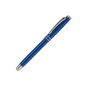 Aluminium Rollerball mit 2 Ringen - Dunkelblau bedrucken, Art.-Nr. LT81155-N0010