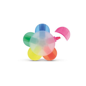 Textmarker Blume mit 5 Farben - Gefrostet Weiss bedrucken, Art.-Nr. LT81401-N5401 Textmarker Blume mit 5 Farben - Gefrostet Weiss bedrucken, Art.-Nr. LT81401-N5401