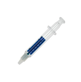 Spritzen-Textmarker - Transparent Blau bedrucken, Art.-Nr. LT81458-N0411 Spritzen-Textmarker - Transparent Blau bedrucken, Art.-Nr. LT81458-N0411