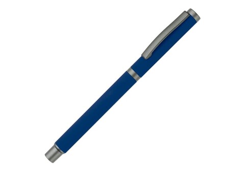 Metall Rollerball New York Soft-Touch - Dunkelblau bedrucken, Art.-Nr. LT81875-N0010