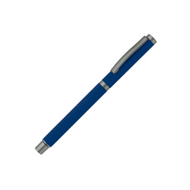 Metall Rollerball New York Soft-Touch - Dunkelblau bedrucken, Art.-Nr. LT81875-N0010