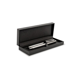 Kugelschreiber- und Rollerball-Set Dallas - Silber bedrucken, Art.-Nr. LT82152-N0005