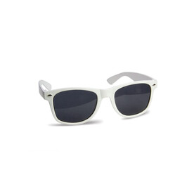 Sonnenbrille Justin UV400 - Weiss bedrucken, Art.-Nr. LT86700-N0001