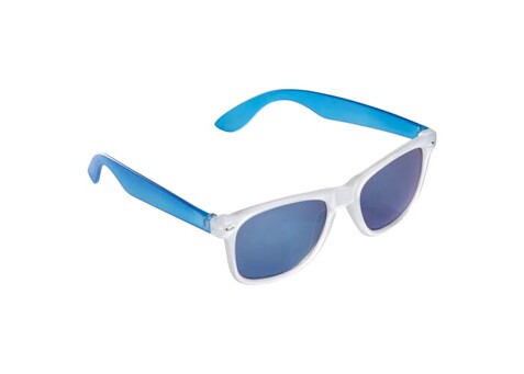 Sonnenbrille Bradley UV400 - Transparent Blau bedrucken, Art.-Nr. LT86708-N0411