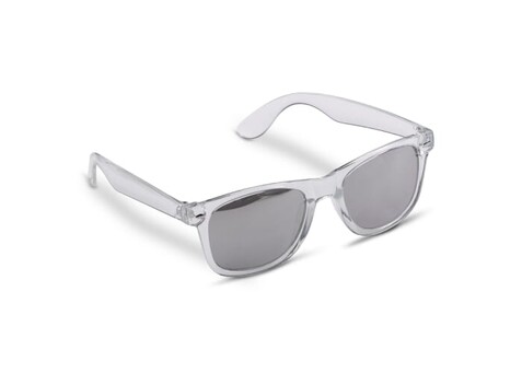 Sonnenbrille Bradley transparent UV400 - Transparent Schwarz bedrucken, Art.-Nr. LT86711-N0402