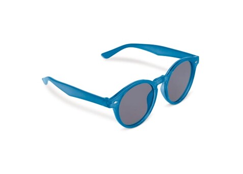 Sonnenbrille Jacky transparent UV400 - Transparent Blau bedrucken, Art.-Nr. LT86717-N0411
