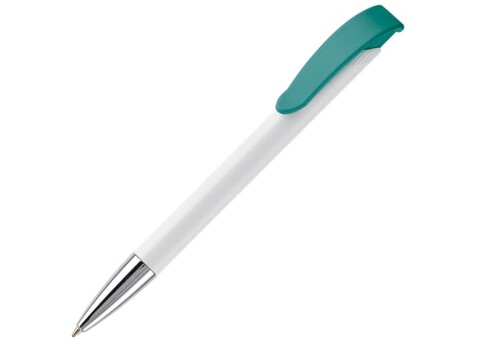 KS Apollo Metall Tip HC - Weiss / Türkis bedrucken, Art.-Nr. LT87107-N0137