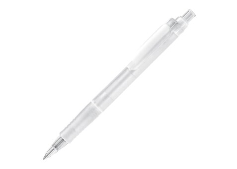 Kugelschreiber Vegetal Pen Clear Transparent - Gefrostet Weiss bedrucken, Art.-Nr. LT87540-N5401