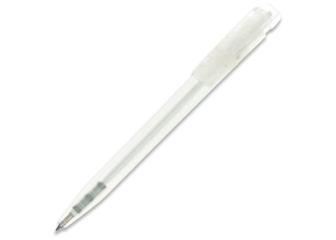 Kugelschreiber Ingeo TM Pen Clear Transparent - Gefrostet Transparent bedrucken, Art.-Nr. LT87543-N5404