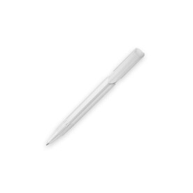 Kugelschreiber S40 Grip hardcolour - Weiss / Weiss bedrucken, Art.-Nr. LT87544-N0101