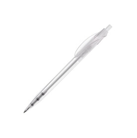 Kugelschreiber Cosmo Transparent - Transparent Weiss bedrucken, Art.-Nr. LT87616-N0401 Kugelschreiber Cosmo Transparent - Transparent Weiss bedrucken, Art.-Nr. LT87616-N0401