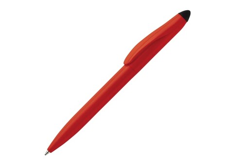 Stylus Kugelschreiber Touchy - Rot / Schwarz bedrucken, Art.-Nr. LT87694-N2102