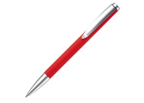 Kugelschreiber Modena Softtouch - Rot bedrucken, Art.-Nr. LT87762-N0021