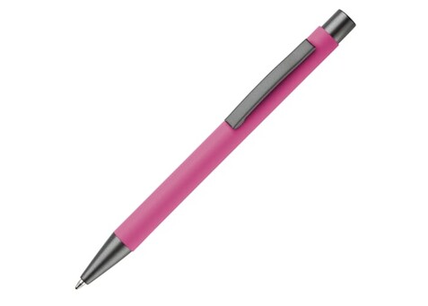 Metallkugelschreiber New York Softtouch - Rosa bedrucken, Art.-Nr. LT87767-N0076 Metallkugelschreiber New York Softtouch - Rosa bedrucken, Art.-Nr. LT87767-N0076