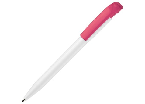 Kugelschreiber S45 Hardcolour - Weiss / Rosa bedrucken, Art.-Nr. LT87771-N0176 Kugelschreiber S45 Hardcolour - Weiss / Rosa bedrucken, Art.-Nr. LT87771-N0176