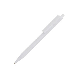 Kugelschreiber Kuma Hardcolour - Weiss / Weiss bedrucken, Art.-Nr. LT87877-N0101