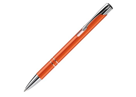 Kugelschreiber Alicante Special - Dunkelbraun / Orange bedrucken, Art.-Nr. LT87915-N5026