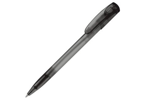 Kugelschreiber Deniro Frosty - Ecru / Schwarz bedrucken, Art.-Nr. LT87952-N5402