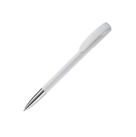 Kugelschreiber Deniro mit Metallspitze Hardcolour - Weiss / Weiss bedrucken, Art.-Nr. LT87954-N0101 Kugelschreiber Deniro mit Metallspitze Hardcolour - Weiss / Weiss bedrucken, Art.-Nr. LT87954-N0101